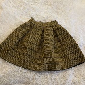 Black and gold skirt